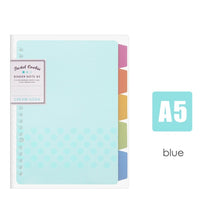 Load image into Gallery viewer, JIANWU japan KOKUYO Macaron note book loose leaf inner core A5 B5 notebook diary plan binder office school supplies ring binder