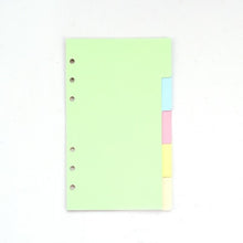 Load image into Gallery viewer, Transparent loose leaf binder loose strap loose leaf inner core A6 A7 note book journal a5 planner office supplies