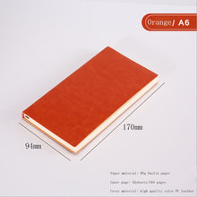 Load image into Gallery viewer, Soft Business Leather Diary Notebook A6 A5 B5 Pu Travelers Journal Thicken School Office Meeting Record Notepad Handbook