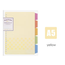 Load image into Gallery viewer, JIANWU japan KOKUYO Macaron note book loose leaf inner core A5 B5 notebook diary plan binder office school supplies ring binder
