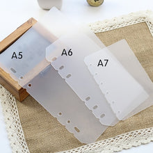 Load image into Gallery viewer, JIANWU  A variety of matte binder loose strap loose leaf inner core  A6 A7 notebook journal a5 planner office supplies
