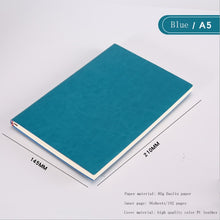 Load image into Gallery viewer, Soft Business Leather Diary Notebook A6 A5 B5 Pu Travelers Journal Thicken School Office Meeting Record Notepad Handbook
