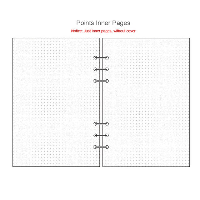 45-page Loose-leaf Notebook Inner Page A5 A6 A7 Horizontal Line Loose-leaf  Inner Page 6-hole Loose-leaf Refill Suitable For Loose-leaf Notebook - Temu  France