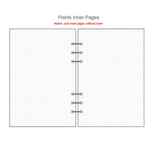Load image into Gallery viewer, A7 A6 A5 Transparent Loose Leaf Binder Notebook Inner Core Cover Note Book Journal Planner Office Stationery Supplies
