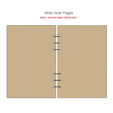 Load image into Gallery viewer, A7 A6 A5 Transparent Loose Leaf Binder Notebook Inner Core Cover Note Book Journal Planner Office Stationery Supplies
