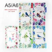 Load image into Gallery viewer, A7 A6 A5 Transparent Loose Leaf Binder Notebook Inner Core Cover Note Book Journal Planner Office Stationery Supplies

