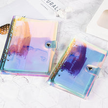 Load image into Gallery viewer, Laser Notebook Planner Organizer Binder Books Filofax Journal Sketchbook Accessories Diary School Office Supplies Notebook A5 A6
