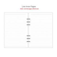 Load image into Gallery viewer, Laser Notebook Planner Organizer Binder Books Filofax Journal Sketchbook Accessories Diary School Office Supplies Notebook A5 A6
